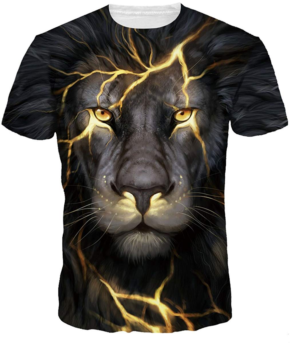 Unisex T Shirts Casual Fashion 3D Printed Short Sleeve Shirts Patten 7