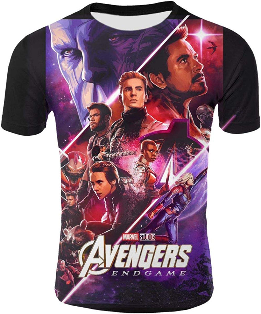 Mens 3D Avenger's Endgame Commemorate T Shirt Avstee35
