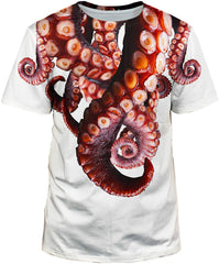 Unisex 3D Realistic Printed Casual Short Sleeve T Shirts White38