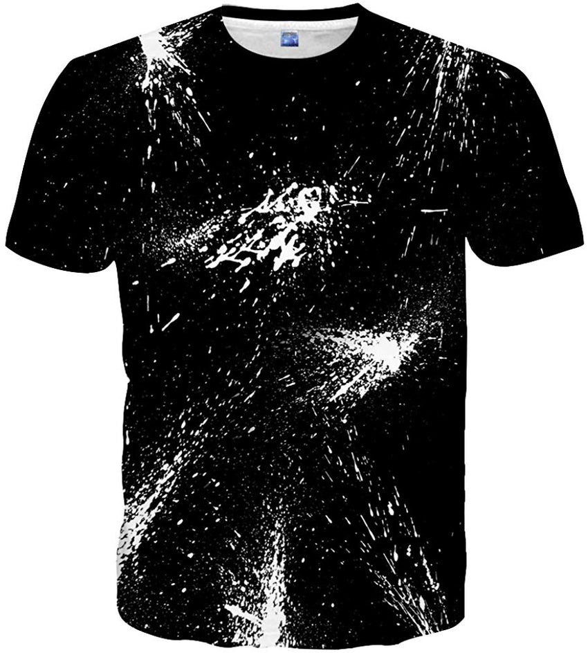 Mens Womens Graphic T Shirts Unisex 3D Printed Short Sleeve Shirts Tops Style 26