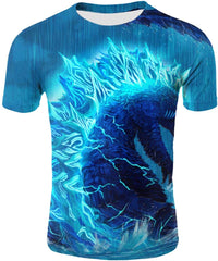 God Zilla 2 King Of The Monsters Mens Boys Girls 3D Printed s Tshirts Godz49