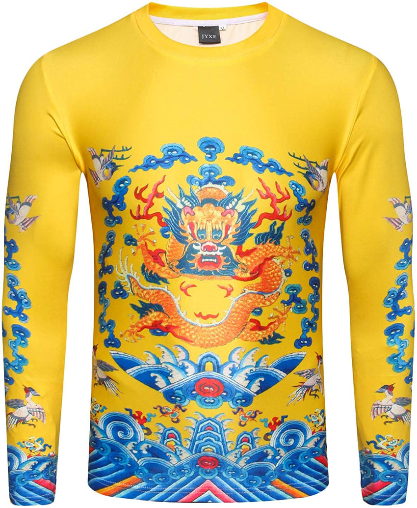 Unisex Casual Long Sleeve All Over Print T Shirt Ag006 18