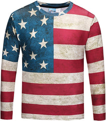 Unisex Casual Long Sleeve All Over Print T Shirt Ag006 02