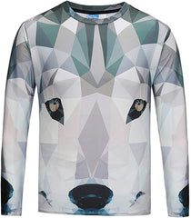 Unisex Casual Long Sleeve All Over Print T Shirt Ag006 07