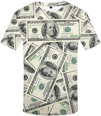 Unisex 3D Printed Graphics T Shirt Casual Couple Short Sleeve Top Tee Print