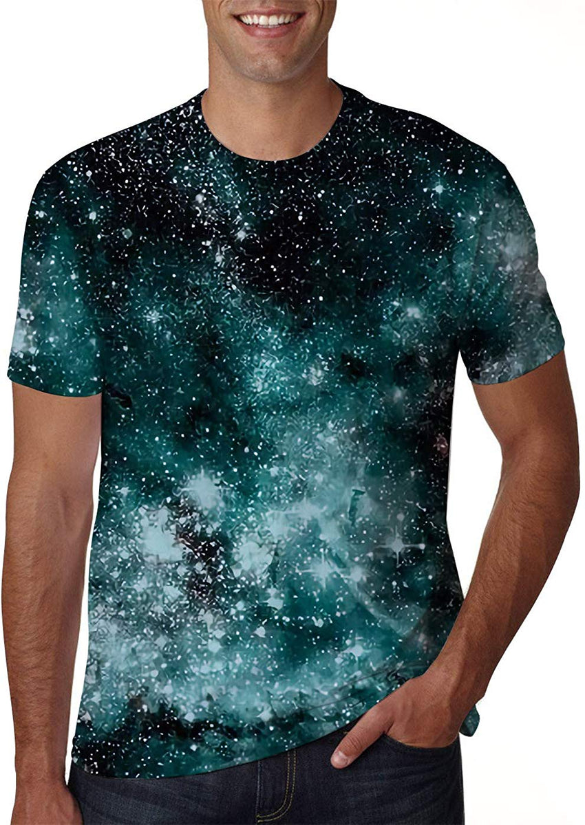 Unisex 3D Creative Print Short Sleeve T Shirt Casual Graphic Tees Graphic 2