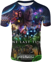 Mens 3D Avenger's Endgame Commemorate T Shirt Avstee40