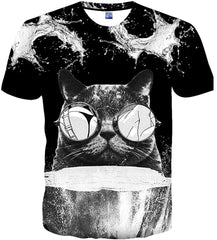 Unisex Casual 3D Printed T Shirts Short Sleeve Tops Tees Style 38