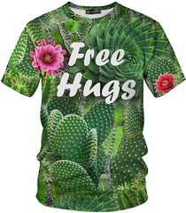 Unisex Men Women Casual 3D Printed Short Sleeves Couple T Shirt Tee LYT001 Lyt010 green