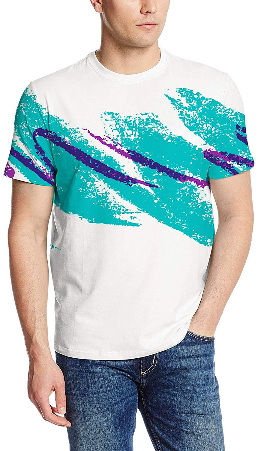 Unisex Personalized Novelty 3D Printed T Shirts Short Sleeve Tops Tees A1 paper Cup