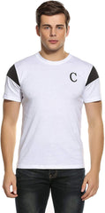 Mens Octopus Short Sleeve Cotton T Shirt Print Tee Casual Shirts White