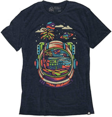 Men's Casual Short Sleeve Graphic Tee Shirts Reflections