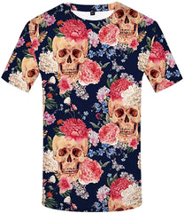 Unisex 3D Printing Graphics Wolf Shirt for Men Animal T Shirt Skull Shirts Colorful