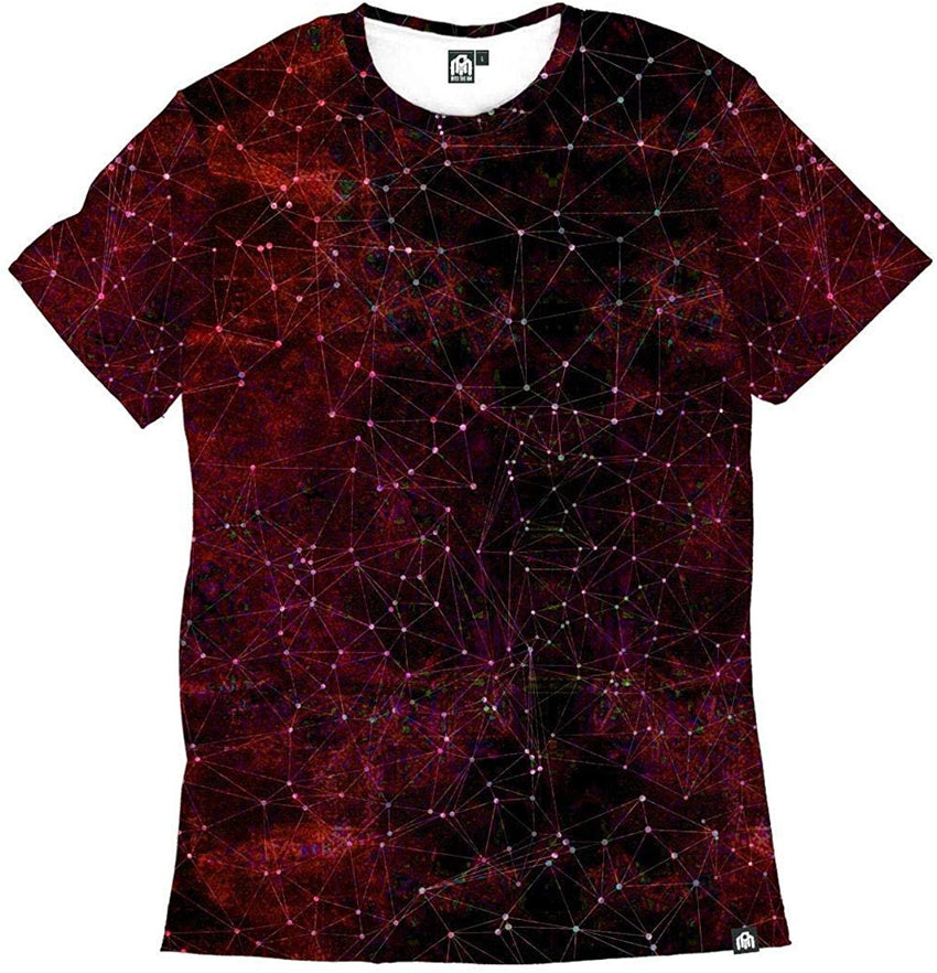 Men's Casual Short Sleeve Vibrant Tee Shirts Red Zodiac