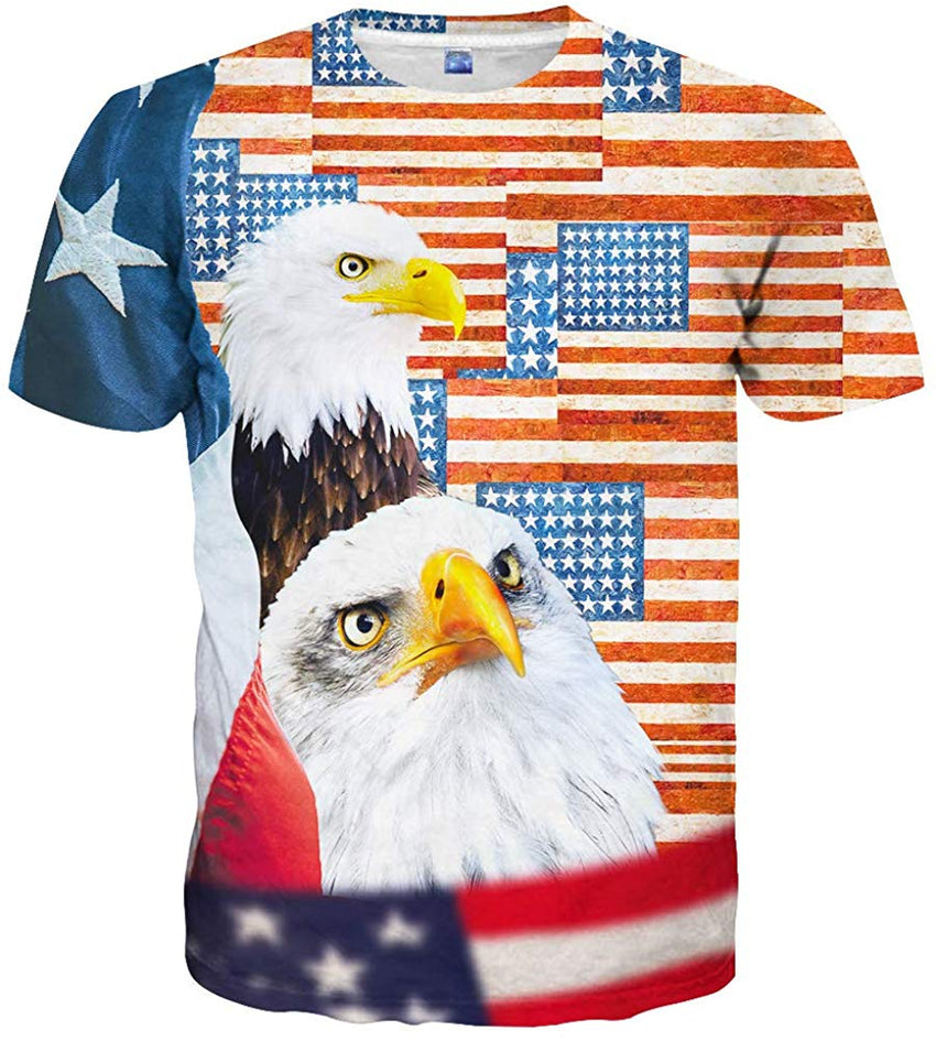 Unisex 3D Colorful Print Graphic Tee Shirts for Men Women and Teens Style88