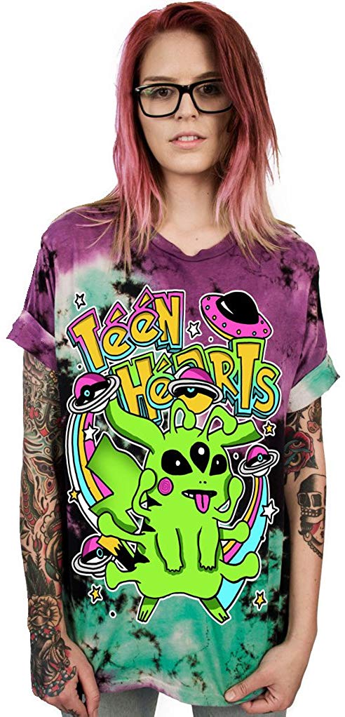 Street Style UFO Alien 3D Digital Print T Shirt Teen