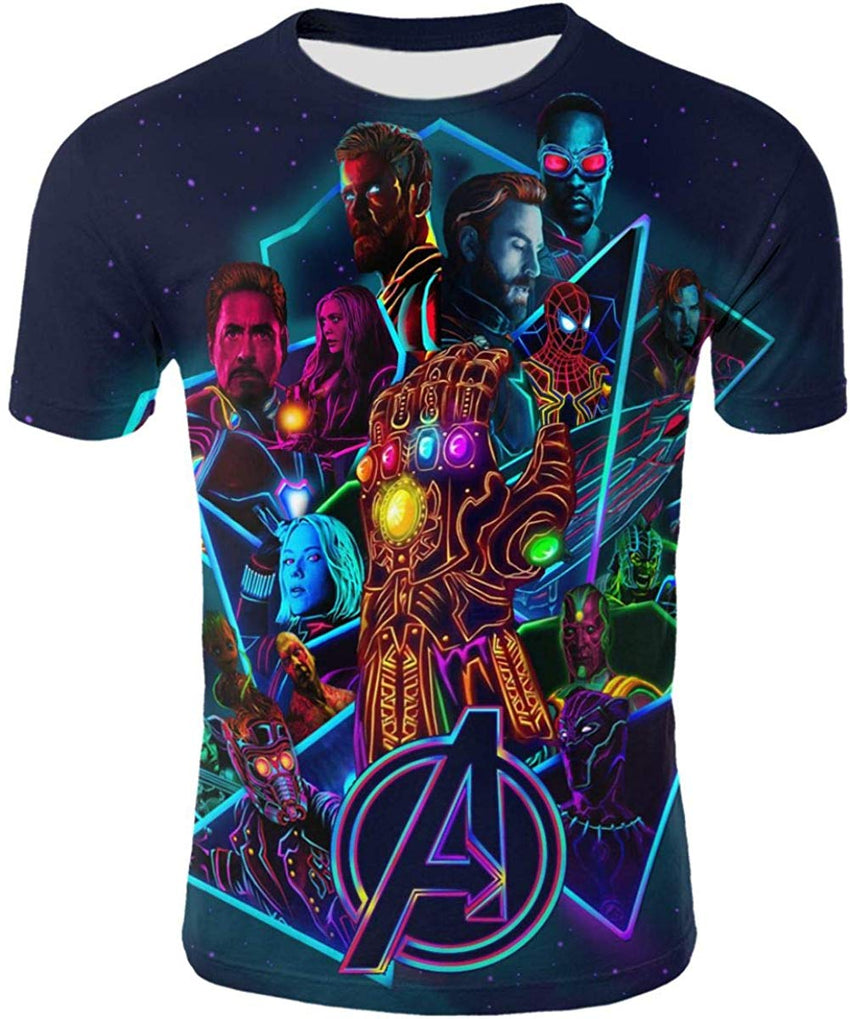 Mens 3D Avenger's Endgame Commemorate T Shirt Avstee16