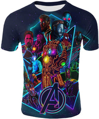 Mens 3D Avenger's Endgame Commemorate T Shirt Avstee16