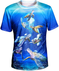 Unisex 3D Graphic T Shirt Colorful Design Short Sleeve Crewneck Digital Tee for Young Design29