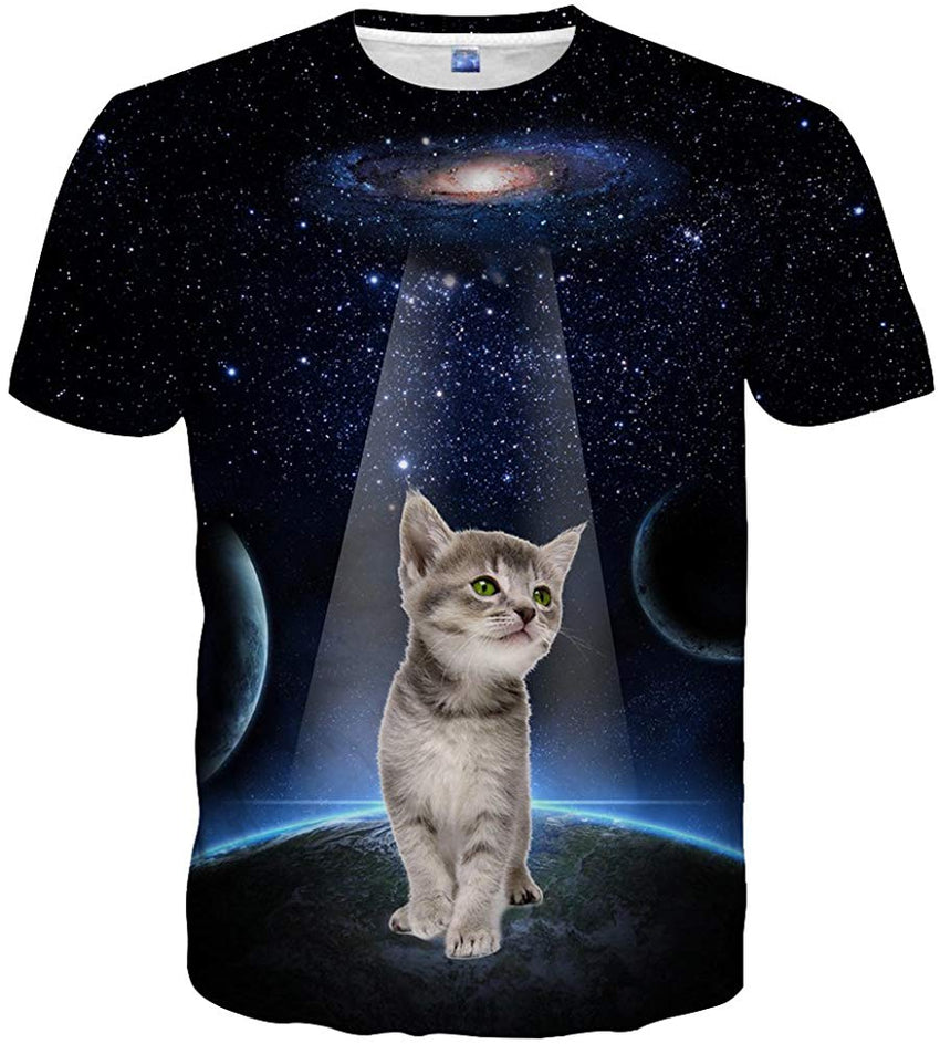 Mens Womens Graphic T Shirts Unisex 3D Printed Short Sleeve Shirts Tops Style 18