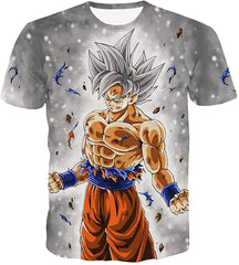 Summer Unisex Dragon Ball Goku Short Sleeve T Shirts Creative 3D Print Tee Jx003
