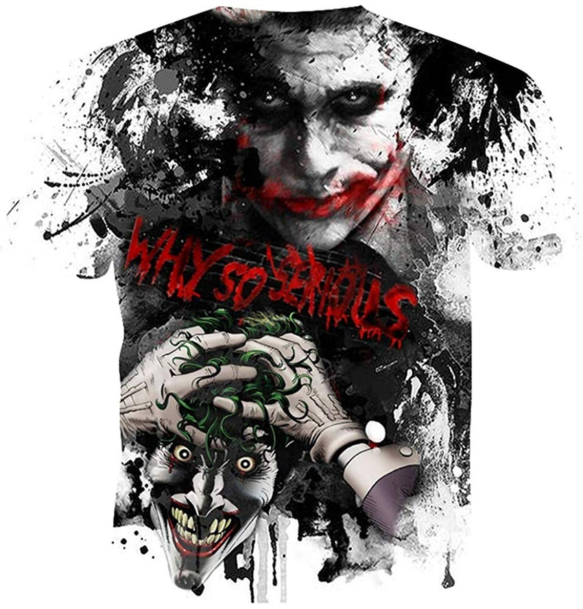 Unisex Casual Cool 3D T Shirts Summer Fashion Shirts Joker 2