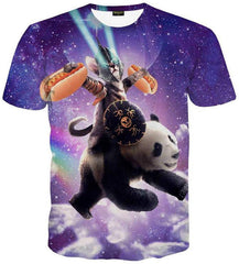 Unisex 3D Creative Cat Printed Short Sleeve T Shirts Al067 57