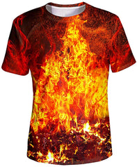 Unisex 3D Graphic T Shirt Colorful Design Short Sleeve Crewneck Digital Tee for Young Design22