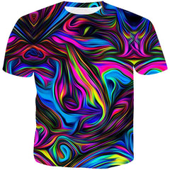 Unisex Casual Cool 3D T Shirts Summer Fashion Shirts Dye