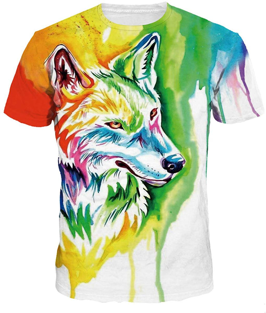 Unisex T Shirts Casual Fashion 3D Printed Short Sleeve Shirts Patten 16