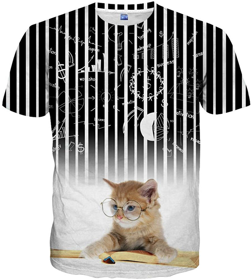 Mens Womens Graphic T Shirts Unisex 3D Printed Short Sleeve Shirts Tops Style 42