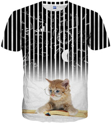 Mens Womens Graphic T Shirts Unisex 3D Printed Short Sleeve Shirts Tops Style 42