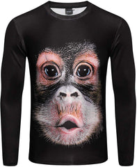 Unisex Casual Long Sleeve All Over Print T Shirt Ag006 21