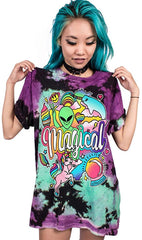 Women T Shirt Fashion Girls Punk Tee Tops 3D Printing Loose Short Sleeve Streetwear Hip Hop Tshirt Unicorn