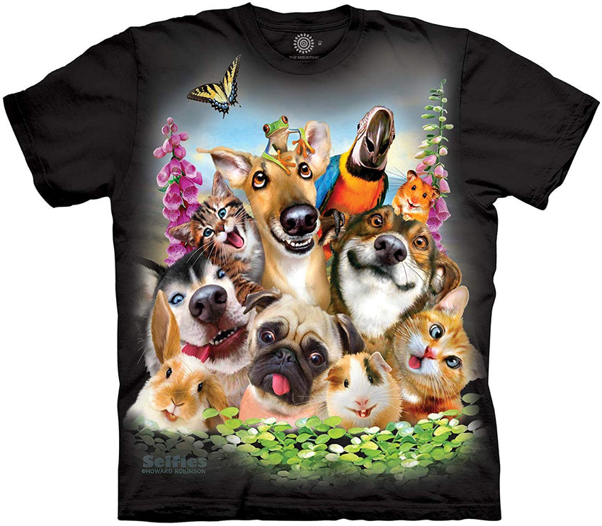 Men's Pet Selfie Black