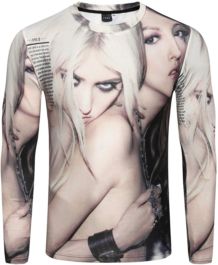 Unisex Casual Long Sleeve All Over Print T Shirt Ag006 24
