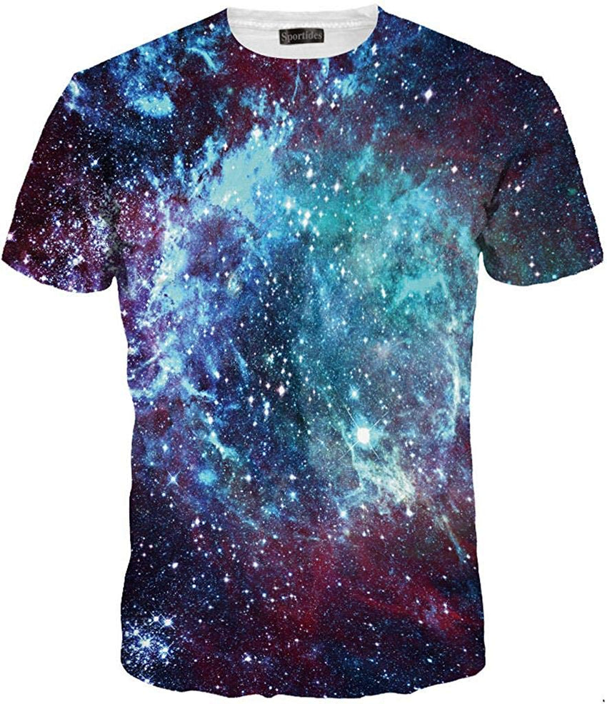 Unisex Men Women Casual 3D Printed Short Sleeves Couple T Shirt Tee LYT001 Lyt021 multicolor