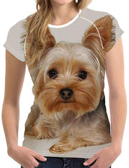 Unisex 3D Printed T Shirt Yorkshire Terrier Dog Printed Short Sleeve Tee Shirts H11274bv