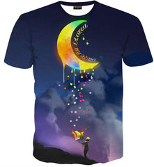 Unisex Collage Short Sleeve Crew Neck 3D Digital T Shirts Tees Al067 34