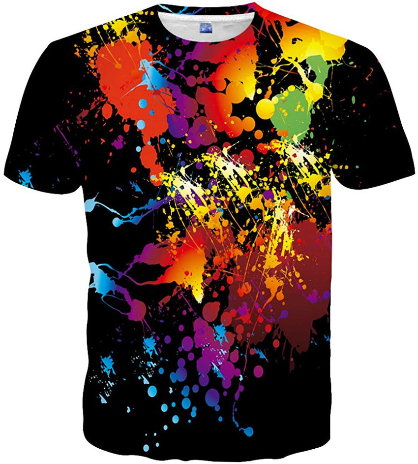 Mens Womens Graphic T Shirts Unisex 3D Printed Short Sleeve Shirts Tops Style 31