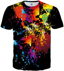 Unisex 3D Colorful Print Graphic Tee Shirts for Men Women and Teens Style65