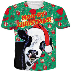 Unisex 3D Printed Funny T Shirts Casual Cool Summer Short Sleeve Tees 0000 a Christmas 02