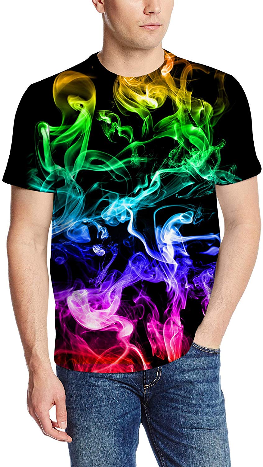 Unisex Personalized Novelty 3D Printed T Shirts Short Sleeve Tops Tees Skull