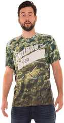 Men's 3D Photo Realistic Short Sleeve T Shirt Bag of Pot