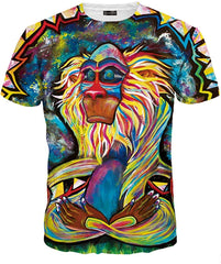 Unisex Men Women Realistic 3D Digital Print Couples Short Sleeve T Shirts Casual Tees LYT091 Lyt125 multicolor