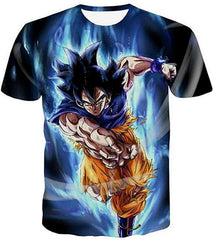 Men Women 3D T Shirt Anime Dragon Ball Z Super Saiyans Print Short Sleeve#70 Nature