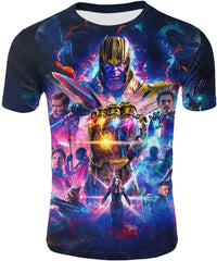 Mens 3D Avenger's Endgame Commemorate T Shirt Avstee15