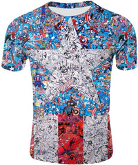 Mens 3D Avenger's Endgame Commemorate T Shirt avstee20