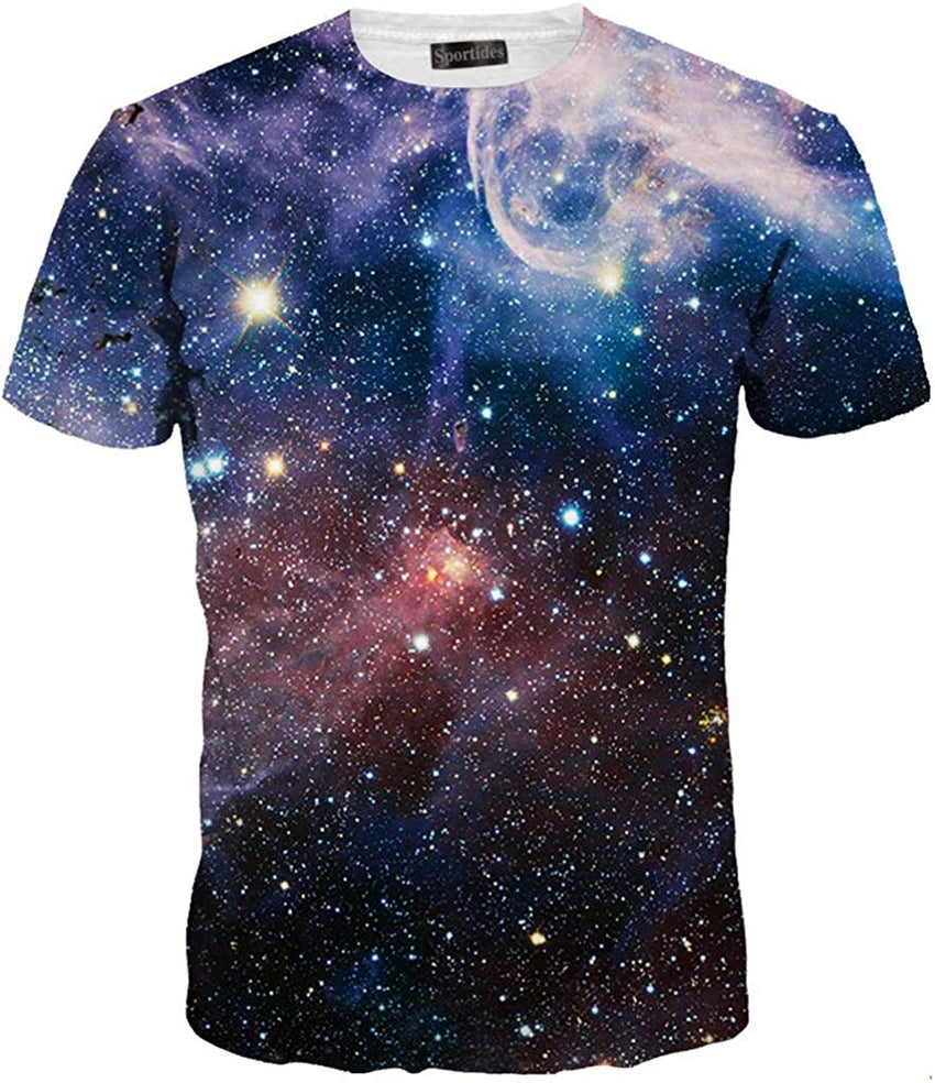 Unisex Men Women Casual 3D Printed Short Sleeves Couple T Shirt Tee LYT001 Lyt039 multicolor
