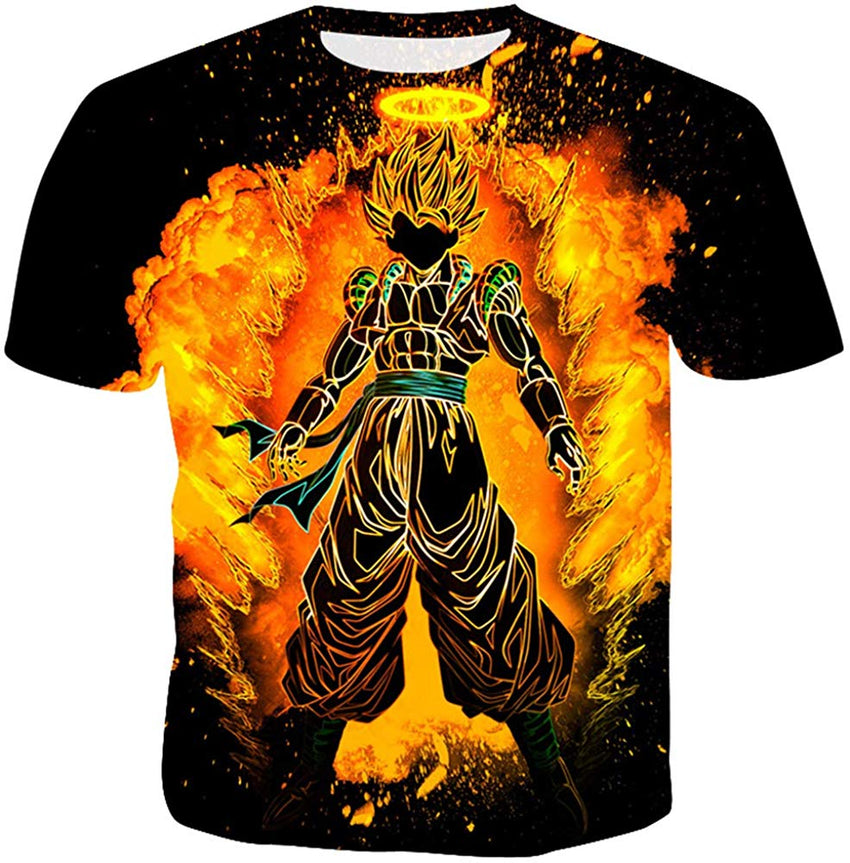 Unisex Casual Cool 3D T Shirts Summer Fashion Shirts Vegeta 3